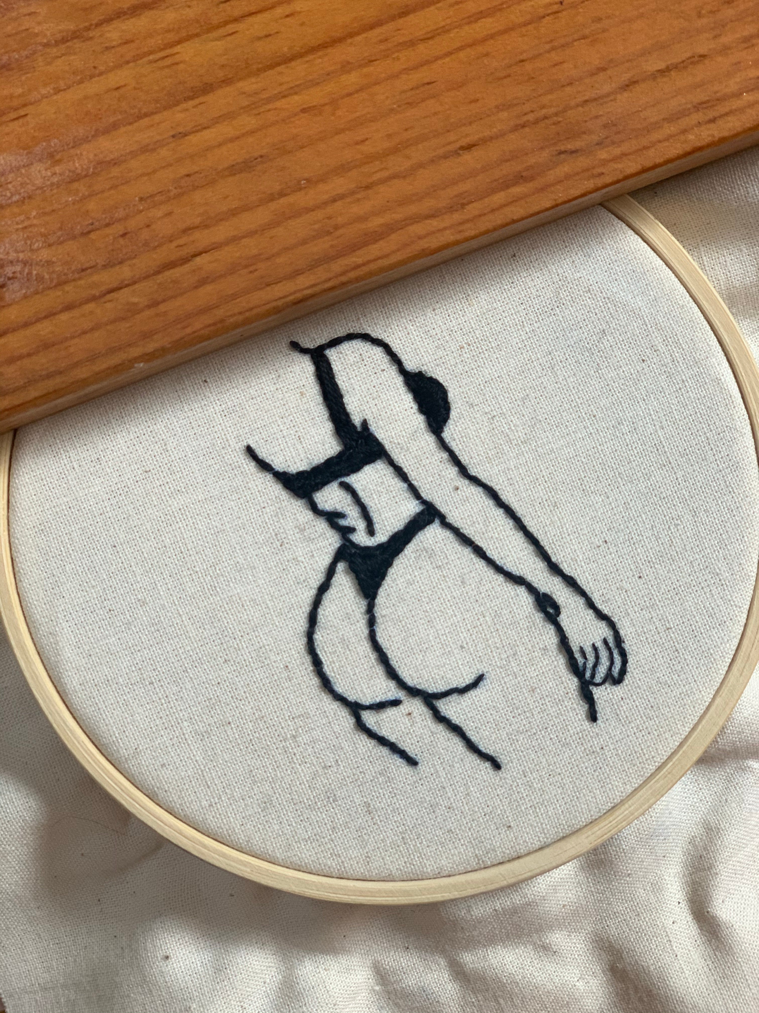 Body Positivity Embroidery Hoop (Small)