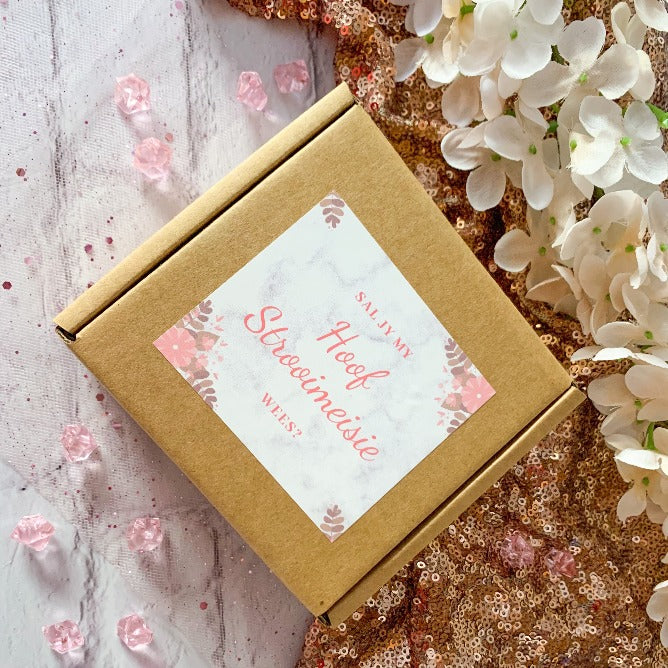 Bridal Party Gift Boxes (Afrikaans and English)
